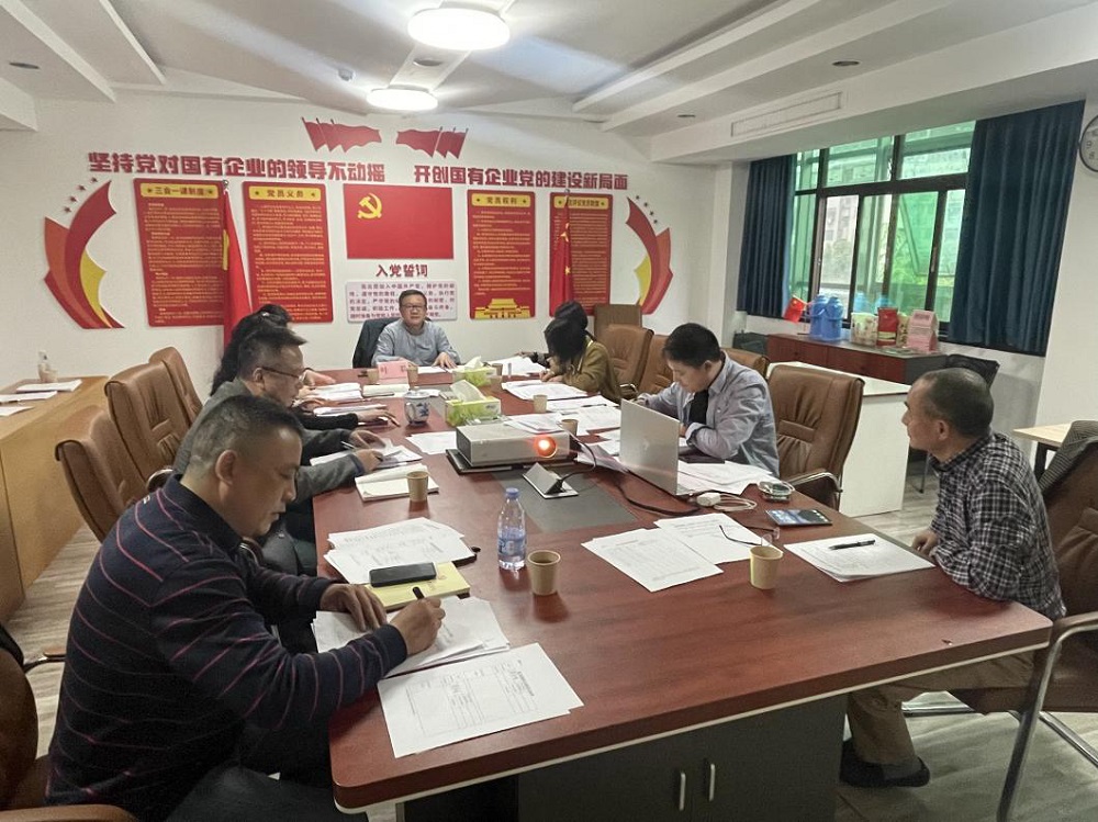 湖南糧油集團(tuán)黨委書記、董事長葉蓁以普通黨員身份參加所在黨支部組織生活會(huì)
