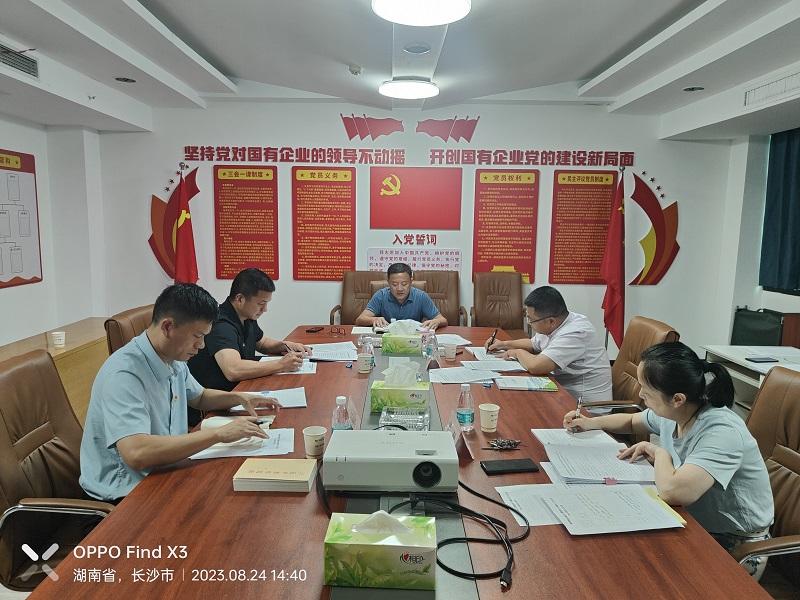 湖南糧油集團(tuán)召開黨委理論學(xué)習(xí)中心組第九次集中學(xué)習(xí)暨主題教育專題民主生活會(huì)會(huì)前集中學(xué)習(xí)